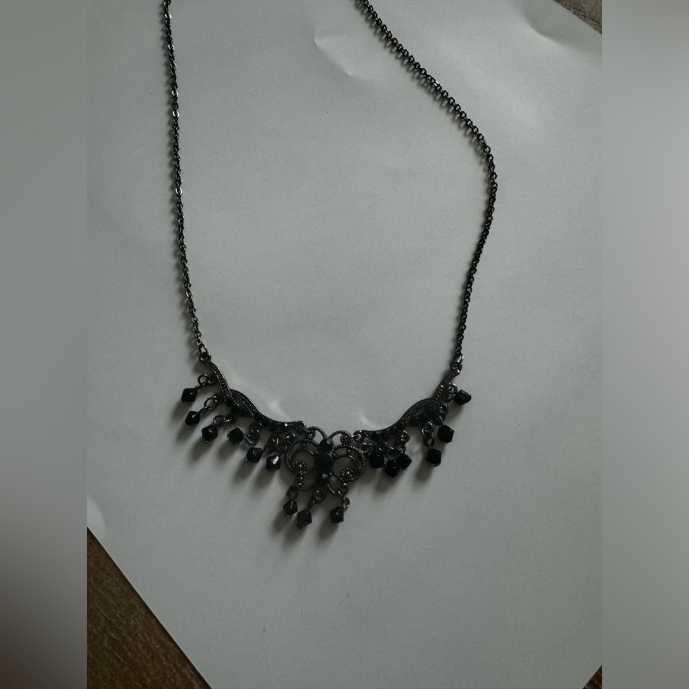 Butterfly Black Necklace